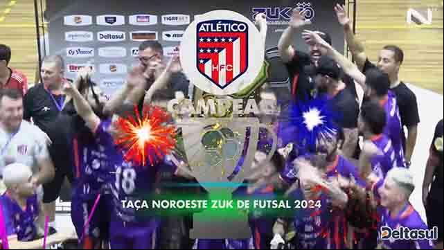Veja todos os gols da grande final entre Atlético HFC x Papparella pela Taça Noroeste Zuk de Futsal