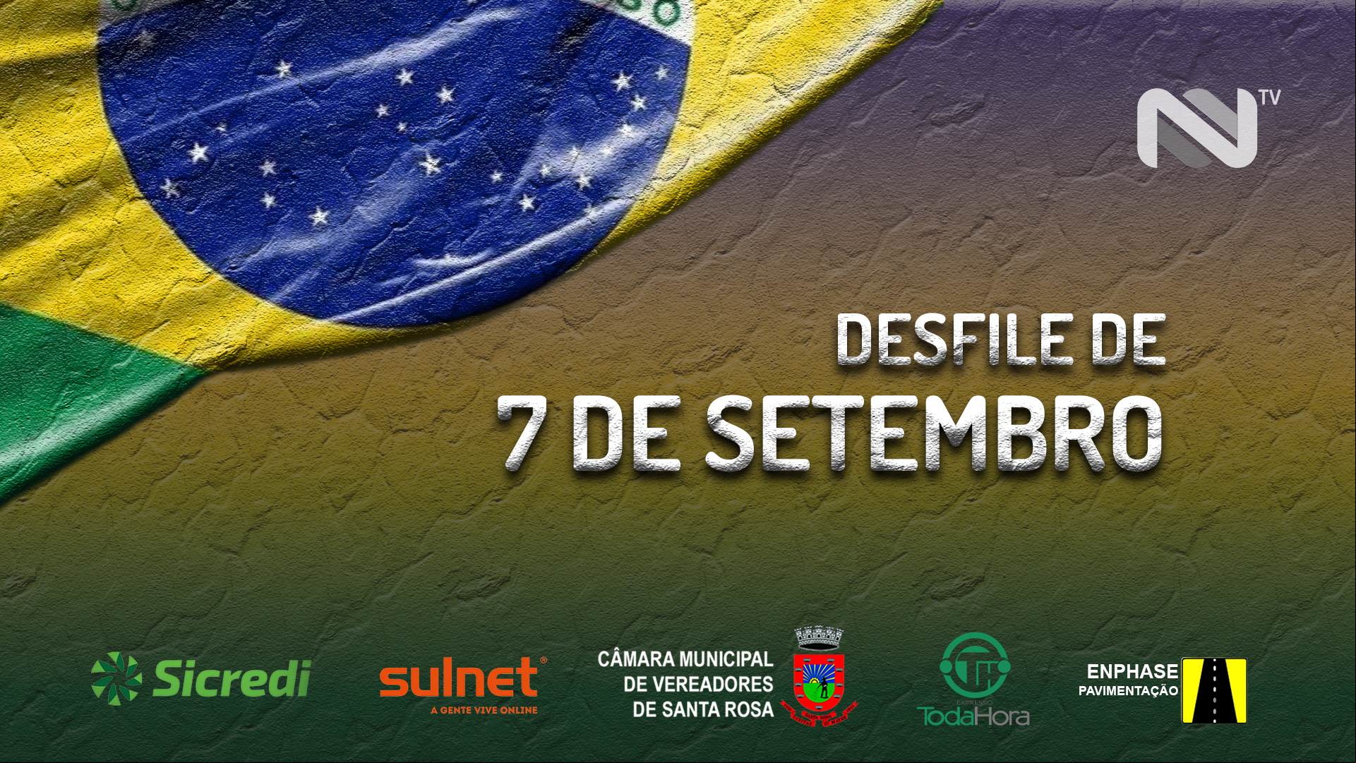 Assista o desfile do Dia da Independência direto de Santa Rosa/RS